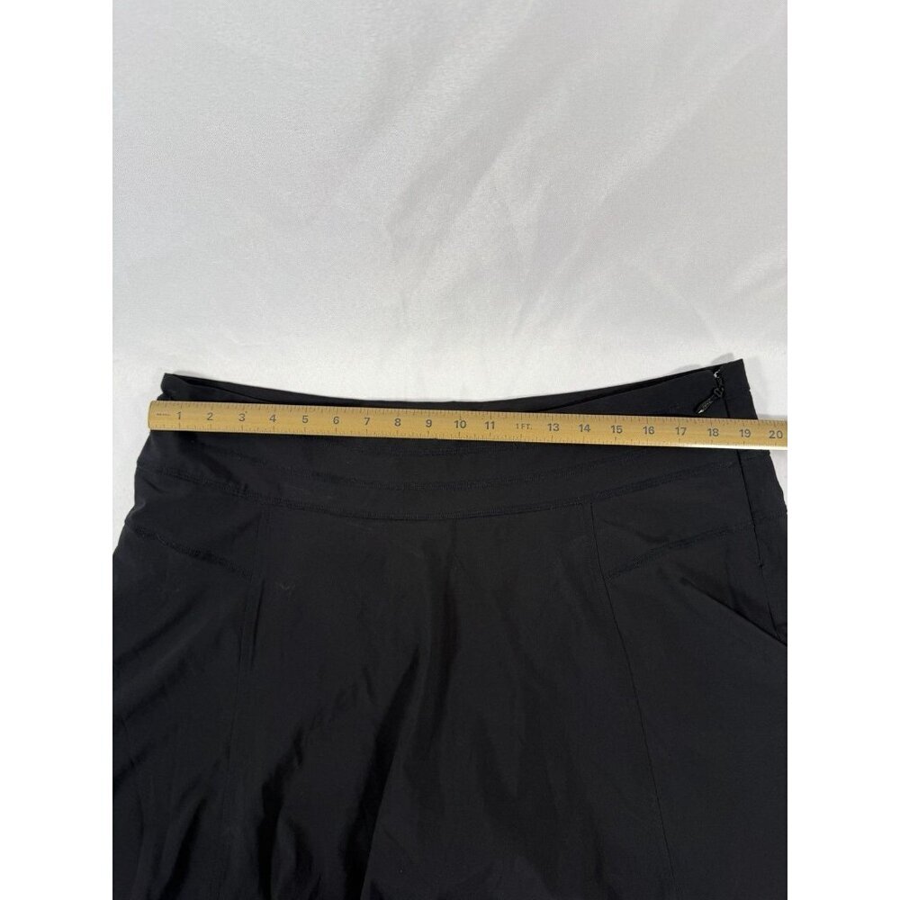 Athleta All Day Skort Jupe Short - Short Solid BlackAthletic Golf Zipper Size 16 - Picture 6 of 10